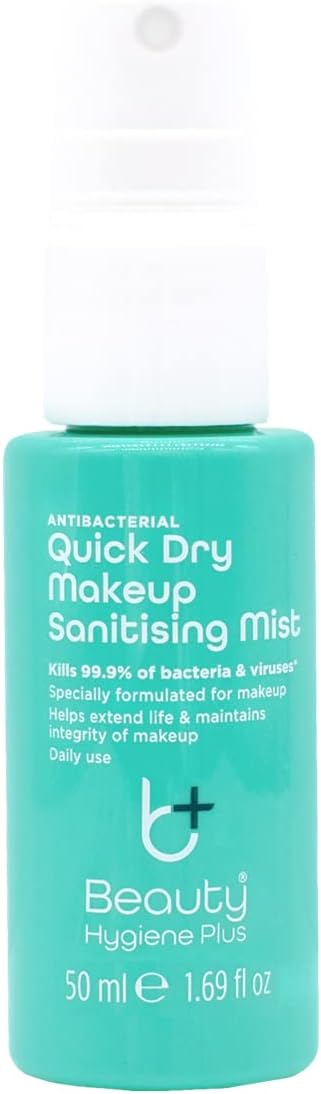 Beauty Hygiene Plus Makeup Sanitising Mist Quick Dry Antibacterial & Antiviral 50Ml
