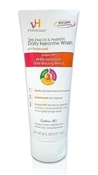 vH essentials Intimate Feminine Wash - pH Balanced with Tea Tree Oil, Cranberry, Prebiotics, Lavender, and Chamomile- 6 Fluid Ounce (3)