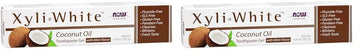 Now Solutions, Xyliwhite™ Toothpaste Gel, Coconut Oil, Cleanses And Whitens, Cool Coconut-Mint Taste, 6.4-Ounce (Pack Of 2)