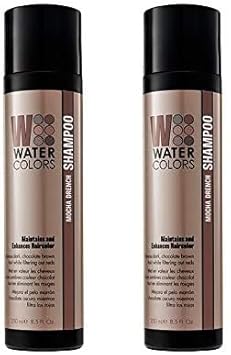 Watercolors Color Depositing Shampoo, Semi Permanent Hair Color 8.5 oz - MOCHA DRENCH (2 PACK) : Beauty & Personal Care