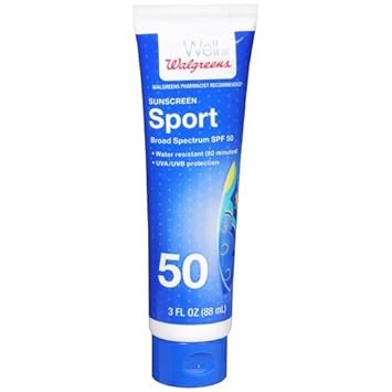 Equate Sport Sunscreen Lotion, Spf 50 With Clip 1.5 Oz : Beauty & Personal Care