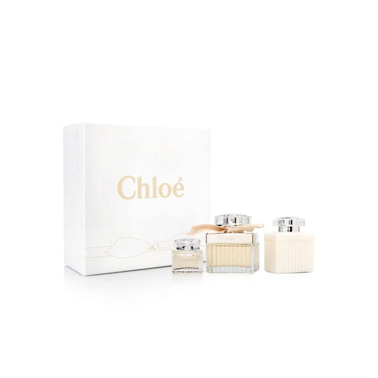 Chloe By Parfums Chloe For Women 3 Piece Set Includes: 2.5 Oz Eau De Parfum Spray + 3.4 Oz Perfumed Body Lotion + 0.17 Oz Eau De Parfum Collectible : Beauty & Personal Care