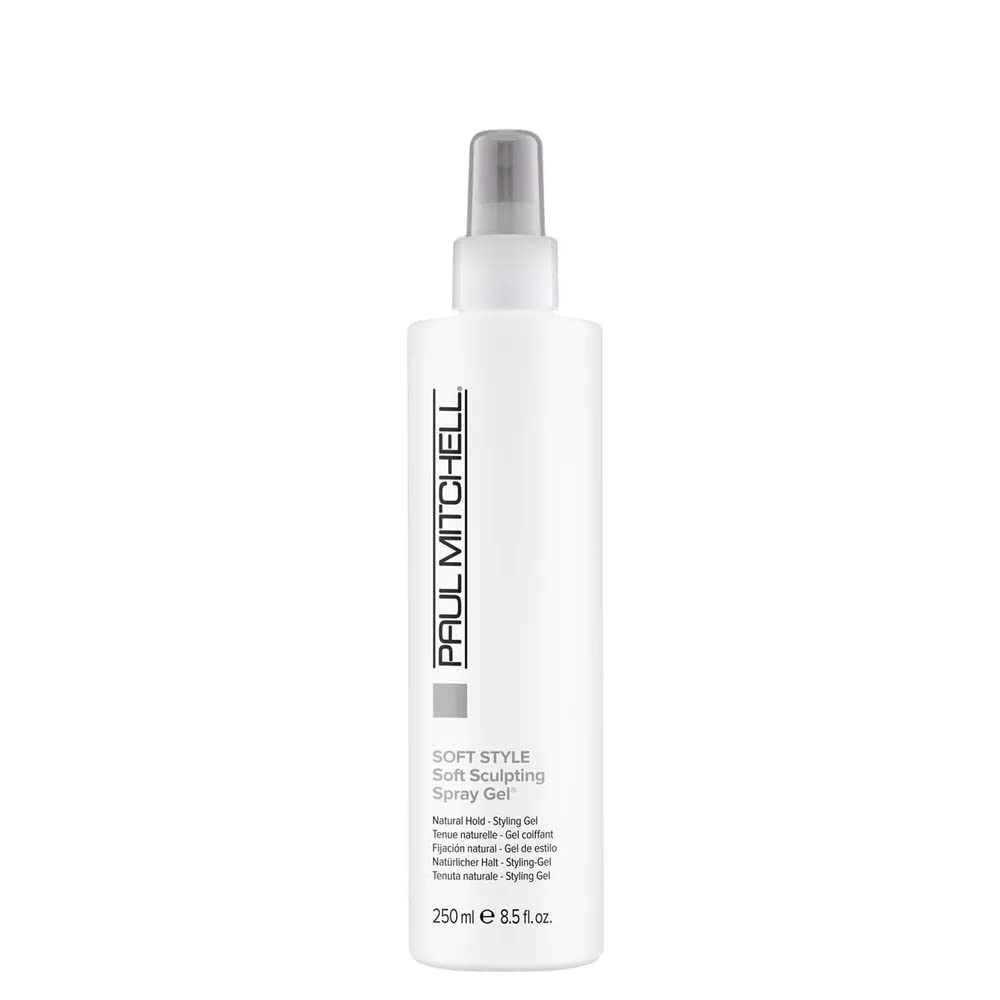 Paul Mitchell Soft Sculpting Spray Gel, Natural Hold, Soft Finish, For All Hair Types, 8.5 Fl. Oz