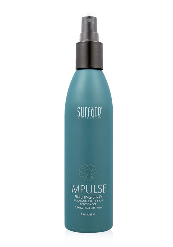 Surface Hair Impulse Finishing Spray, Fast And Flexible Hold, For Use With Thermal Styling, 8 Fl. Oz