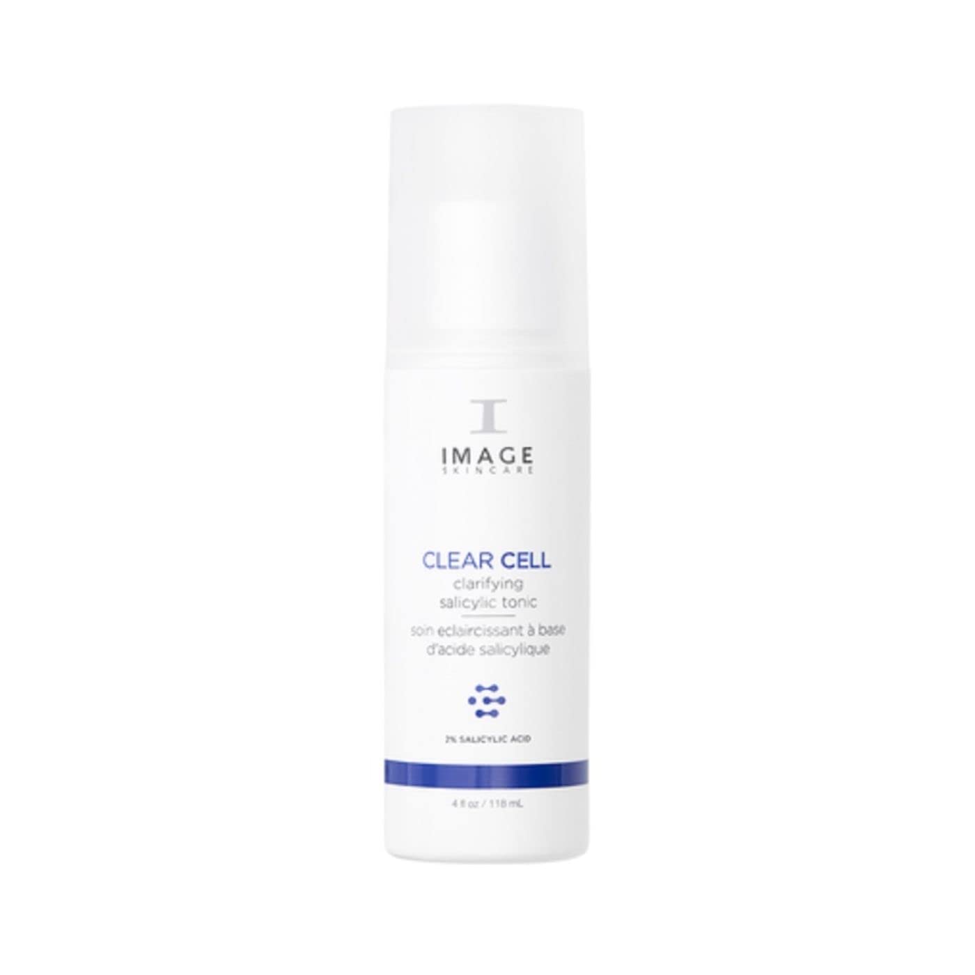 Image Skincare, Clear Cell Clarifying Salicylic Tonic, Mattifying Toner For Pores, Redness And Light Exfoliation For Oily Prone Skin, 4 Fl Oz