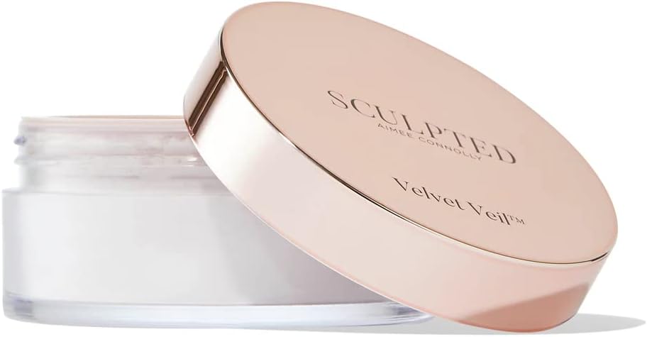 Velvet Veil Face Setting Powder From Sculpted By Aimee - Travel-Friendly, Talc Free, Compact, Loose Mineral Translucent Face Powder For Long-Last Matte Makeup - With Niacinamide And Hyaluronic Acid