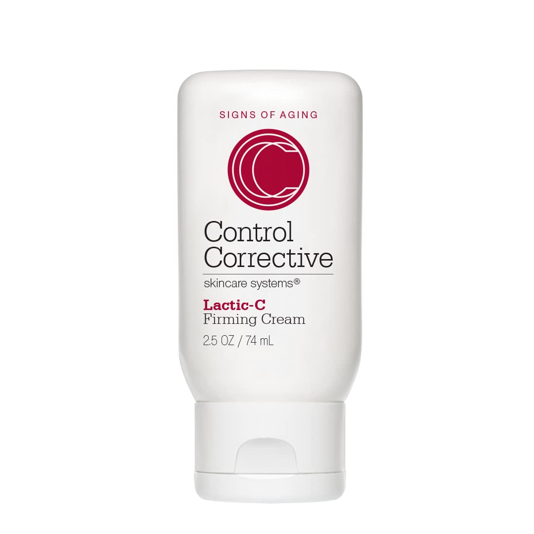 Control Corrective Lactic-C Firming Cream, 2.5 Oz - 5% Lactic-Acid Based Anti-Aging Moisturizer, Hydrates, Nourishes, Tones, Balances, Combined With Vitamin C To Brighten And Smooth The Complexion