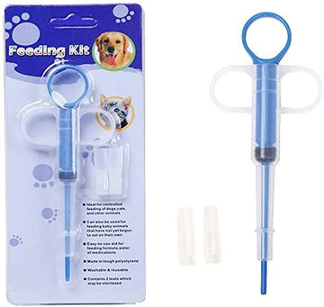 Dog& Cat Medicine Feeder – Portable Medical Feeding Tool for Cats & Dogs | Reusable Cat Pill Dropper with Soft Piller Tip | Puppy Tablet Feeder & Medicine Shooter