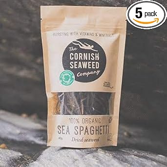 Cornish Seaweed Company | Organic Sea Spaghetti | 5 X 40G (Uk)