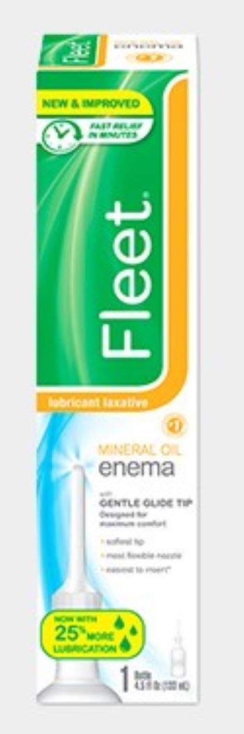 Fleet Laxative Mineral Oil Enema for Constipation, 4.5 fl oz, 1 Bottle, 6 Pack : Health & Household