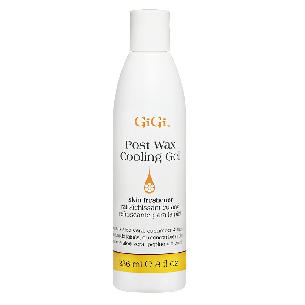 Gigi Post Wax Cooling Gel, Skin Freshener, After-Wax Skin Care, 8 Fl. Oz