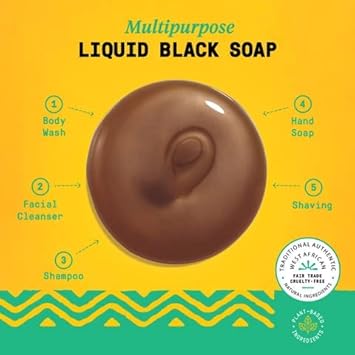 Alaffia Skin Care, Authentic African Black Soap, All In One Body Wash, Face Wash, Shampoo & Shaving Soap With Fair Trade Shea Butter, Peppermint, 16 Fl Oz : Bath And Shower Product Sets : Beauty & Personal Care