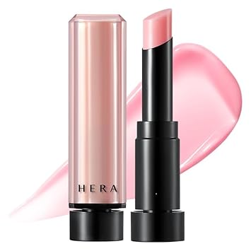 Hera Sensual Nude Balm Moisturizing Glossy Lip Serum Endorsed By Jennie Nourishing Lipstick For Smooth & Full Lips By Amorepacific 3.5G - Born Free (112)