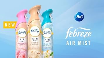 Febreze Air Mist Refresh & Energize Zesty orange Blossom Scented 3 pack : Health & Household