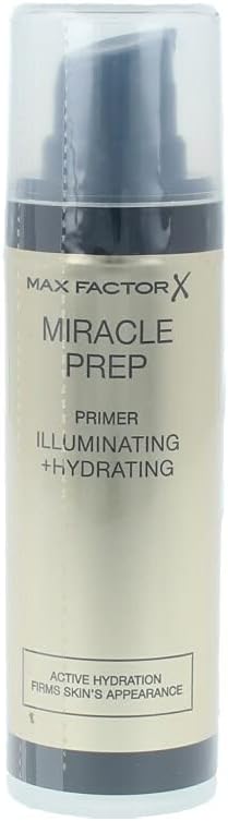 Max Factor Miracle Prep Illuminating & Hydrating Primer, Nourishing Formula with Niacinamide and Vitamin E, 30 ml : Amazon.co.uk: Beauty