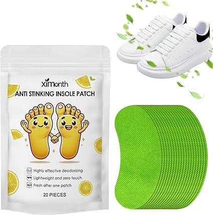 Deodorizer Patch for Shoes – Odor Removal & Shoe Refresher Insole Patches for Smell Elimination (9 Pieces)