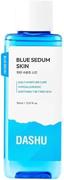 Dashu Sedum Skin | Hypoallergenic Hydrating And Soothing Korean Skin Care Toner W/ 8 Types Of Hyaluronic Acids | Skin Care 5.07 Fl Oz