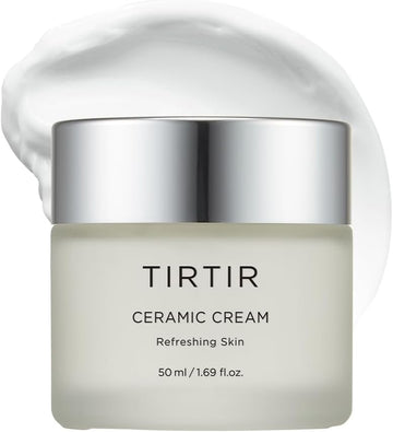 Tirtir Natural Ceramide Cream | Deep Moisturizer For Glass Skin, Polyglutamic Acid, Centella Asiatica Extract, Skin Barrier, Nature Derived Ingredients, Dry Skin, Korean Skincare (50Ml, Original)