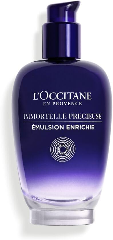 L'Occitane Immortelle Precious Emulsion 75Ml | 8 Hour Hydration | Vegan & 99% Readily Biodegradable | Natural Alternative To Retinol | Luxury & Clean Beauty Skincare For All Skin Types