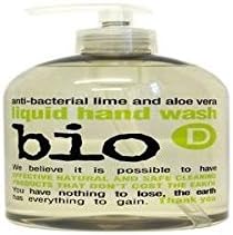 (4 PACK) - Bio-D - Sanitising Hand Wash Lime/Aloe | 500ml | 4 PACK BUNDLE