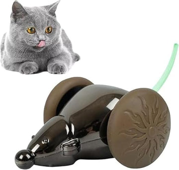 INFINIBYTE Interactive Cat Toys for Indoor Cats - Smart LED Light, Sensing Moving Electric Cat Toys, USB Rechargeable