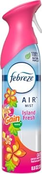 Febreze Odor-Eliminating Air Freshener with Gain Island Fresh Scent, Ginger, 8.8 Oz
