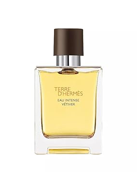 Terre D'Hermes Eau De Intense Vetiver By Hermes For Men 0.5 Oz Eau De Parfum Spray With Pouch
