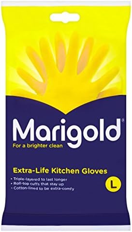 Marigold Kitchen Gloves Original Extra Life Cleaning Large Size Wholesale Bulk Price Options (2)