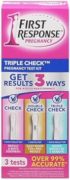 First Response Triple Check Pregnancy Test 3 ct