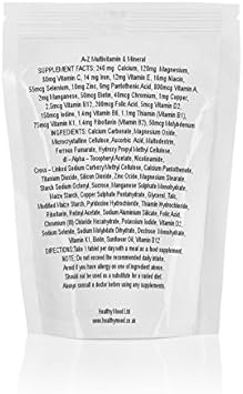 A-Z Multivitamin & Minerals 250 Tablets Pills Nutrition Health Food Supplements HEALTHY MOOD UK Quality Nutrients :Health & Personal Care