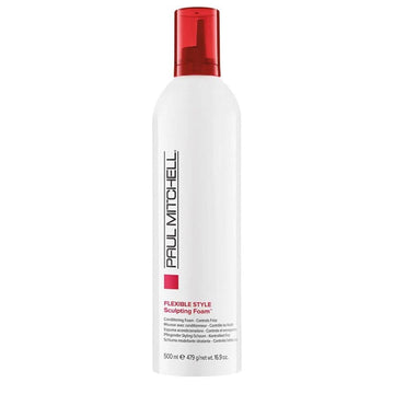 Paul Mitchell Sculpting Foam, Conditions + Controls Frizz, For All Hair Types, 16.9 Oz