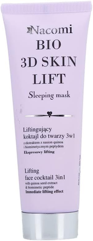 Nacomi Natural Creamy Face Mask Bio 3D Skin Lift 85Ml