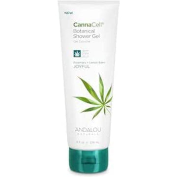 Andalou Naturals Cannacell Shower Gel, Harmony, 8 Ounces