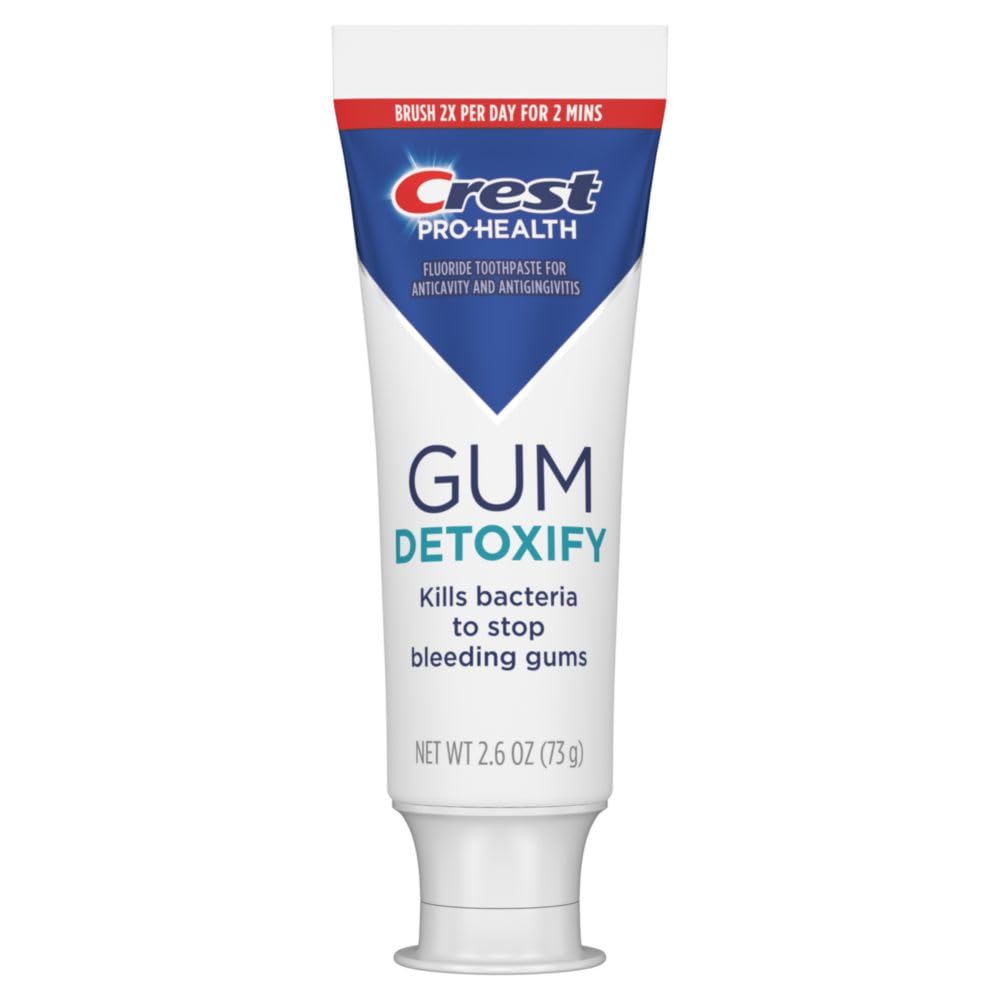 Crest Pro-Health Gum Detoxify Deep Clean Toothpaste 2.6 Oz - Anticavity, Antibacterial Flouride Toothpaste, Clinically Proven, Gum And Enamel Protection, Plaque Control
