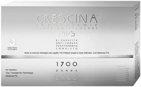 Labo Crescina Transdermic Mps Folicular Islands Complete Treatment Re-Growth + Anti-Drop 1700 Women'S Hair Care 10+10 Vials