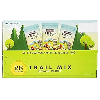 Kirkland Signature Trail Mix Snack Pack, 2 Ounce (Pack of 28)