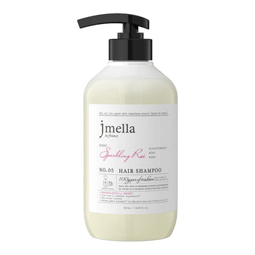 Jmella In France Sparkling Rose Shampoo16.9 Floz With Luxury Frangrance- Made By French Perfumer -Chemical Free From Parabenand -Strawberry Leaf Extract