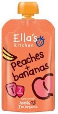 (6 PACK) - Ellas Kitchen - S1 Peaches & Bananas | 120g | 6 PACK BUNDLE