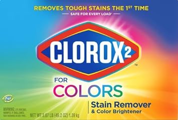 Clorox 2 Laundry Stain Remover and Color Booster Powder, 49.2 Ounces