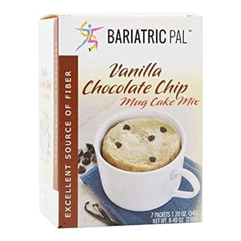 BariatricPal High Protein Mug Cake Mix - Vanilla Chocolate Chip (1-Pack)