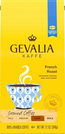 Gevalia French Roast Ground Coffee (12 oz Bag)