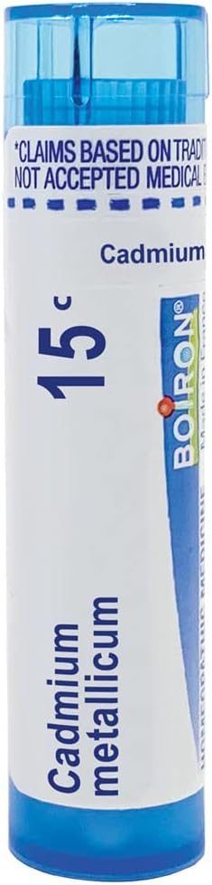 Boiron Cadmium Metallicum 15C Md 80 Pellets For Colds And Sore Throats With Thick Phlegm