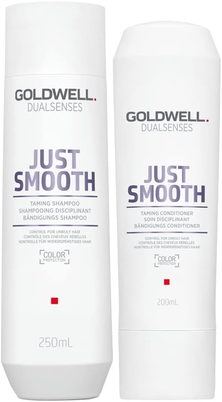 Goldwell Dualsenses Just Smooth Taming Shampoo 250Ml E Balsamo 200Ml - Duo Anticrespo