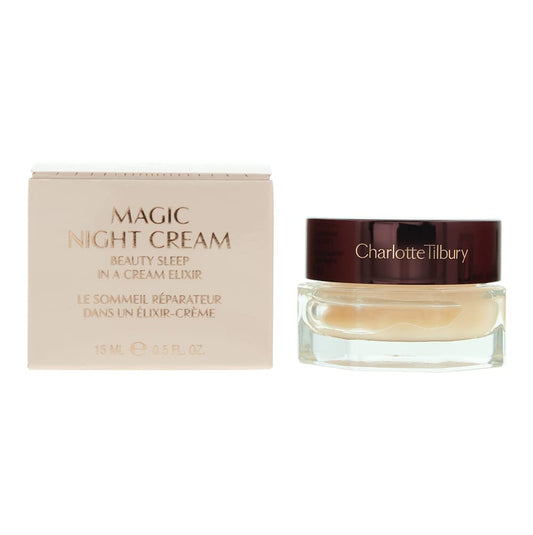 Charlotte Tilbury Magic Night Cream Moisturizer With Retinol Mini Size 0.5 Oz / 15 Ml : Beauty & Personal Care