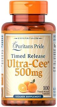 Puritan's Pride Viatmin C (Ultra-CEE) 500 mg, 100 timed Release Capsules