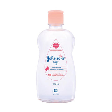 Johnson's Baby Oil with Vitamin E (200Ml) 200Ml Clear