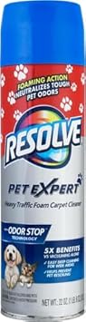 Resolve Pet Expert High Traffic Area, Carpet Foam, 22 Oz (Pack Of 1)