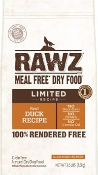 Rawz Meal Free Real Duck Recipe for Dogs (20 lb) : Pet Supplies