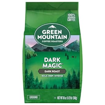 Green Mountain Coffee Roasters Dark Magic, Ground Coffee, Bagged 18 oz