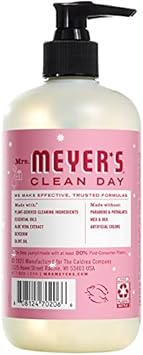 Mrs. Meyer's Kitchen Set, Dish Soap, Hand Soap, and Multi-Surface Cleaner, 3 CT (Peppermint) : Health & Household